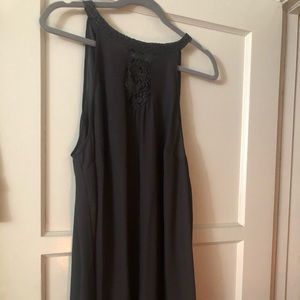 Grey St George Mock Neck Tank